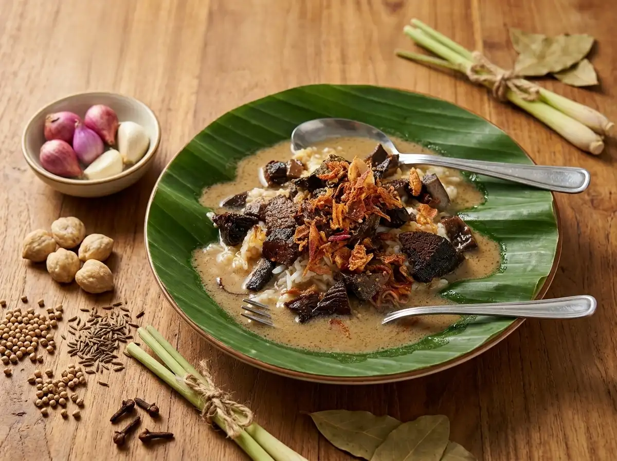 Nasi Gandul Campur